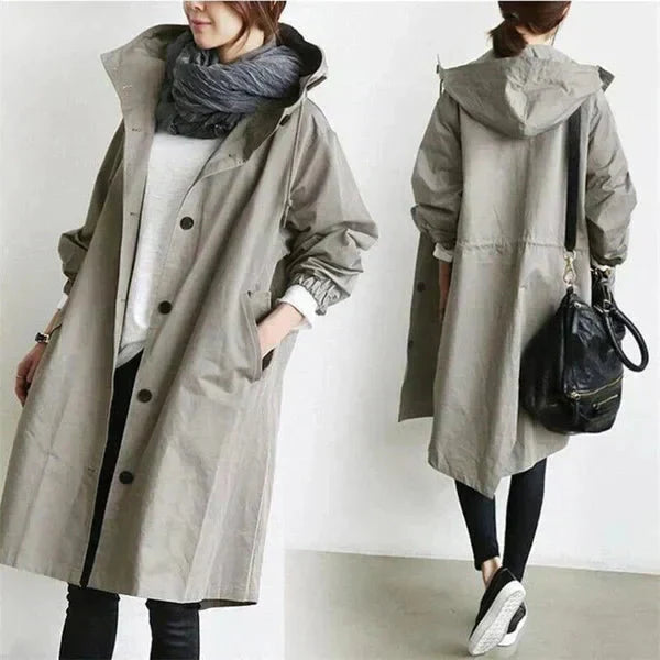 Elizabeth Women’s Waterproof Rain Coat – Breathable Hooded Urban Jacket