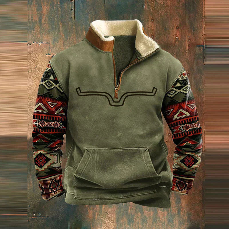 Ethan Men’s Zip Sweater – Premium Cotton Knit Pullover with Full Zip & Modern Fit