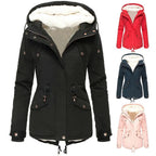 Claire Women’s Winter Jacket – Waterproof Hooded Coat with Warm Insulated Lining