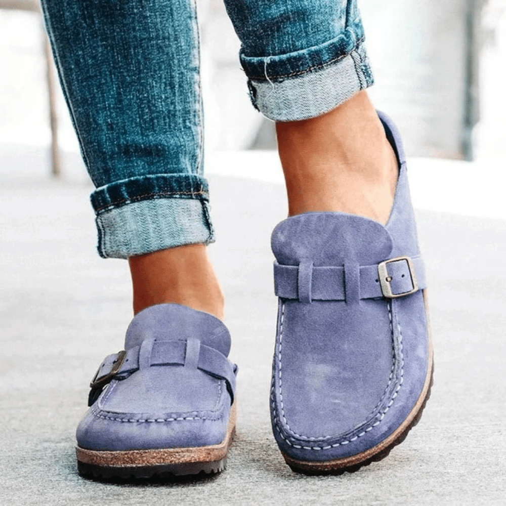 Georgia Women’s Comfort Clogs – Ergonomic Slip-On Sandals with Adjustable Buckle