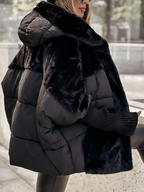 Amara Women’s Winter Jacket – Warm Multicolour Coat for Outdoor & Everyday Wear
