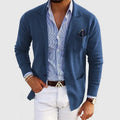 Elton Men’s Wool Blazer – Elegant Classic Jacket for Business & Smart Casual Wear