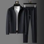 Reynold Men’s Tracksuit Set – Zip Jacket & Slim Fit Trousers with Stretch Comfort