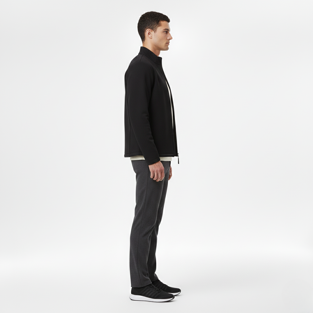 Lässige Jacke mit Reißverschluss