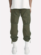 Tristan Men’s Cargo Trousers – Relaxed Fit Cotton Utility Pants with Cargo Pockets