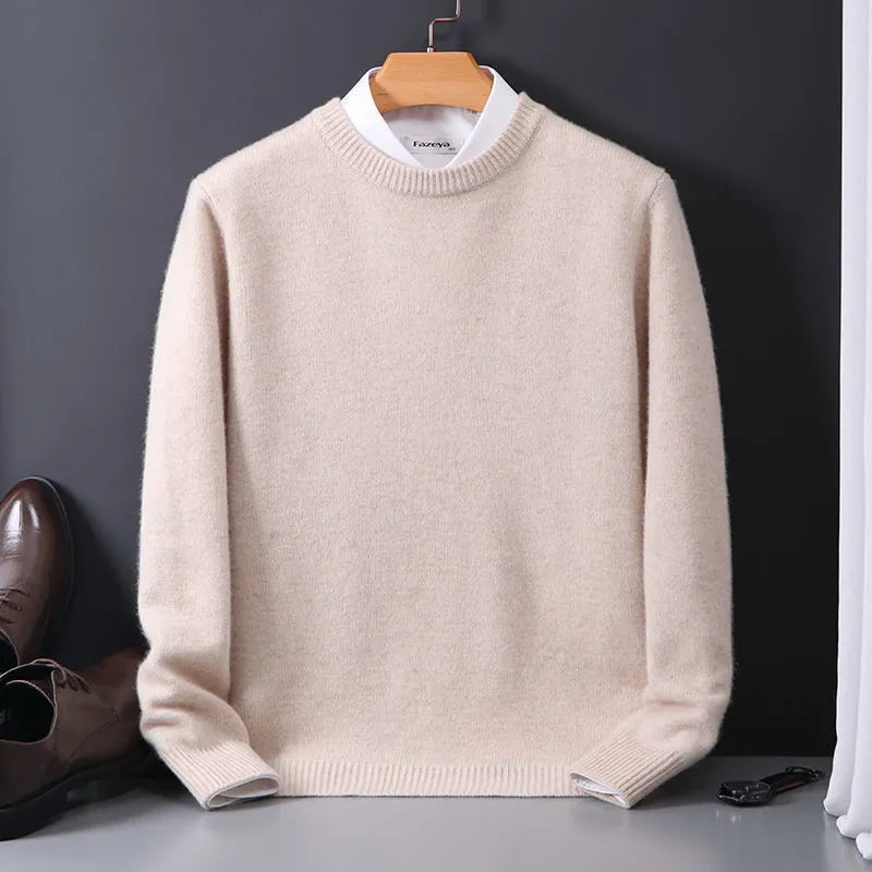 Jasper Men’s Cashmere Sweater – Premium Soft Knit Pullover with Classic Regular Fit