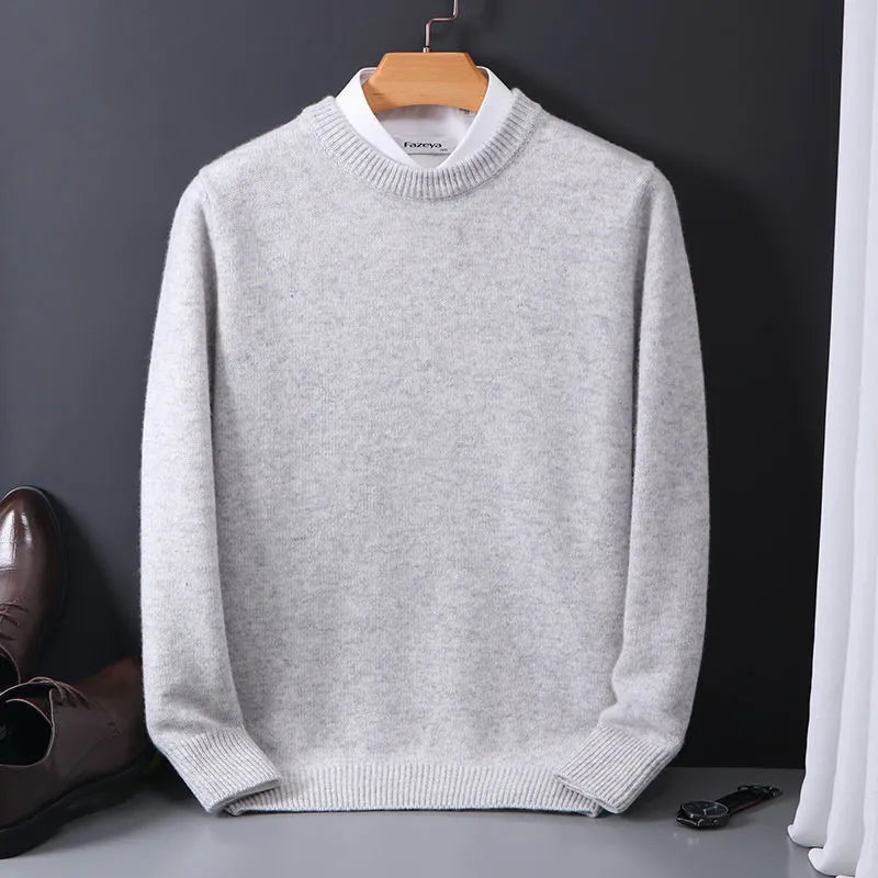 Jasper Men’s Cashmere Sweater – Premium Soft Knit Pullover with Classic Regular Fit