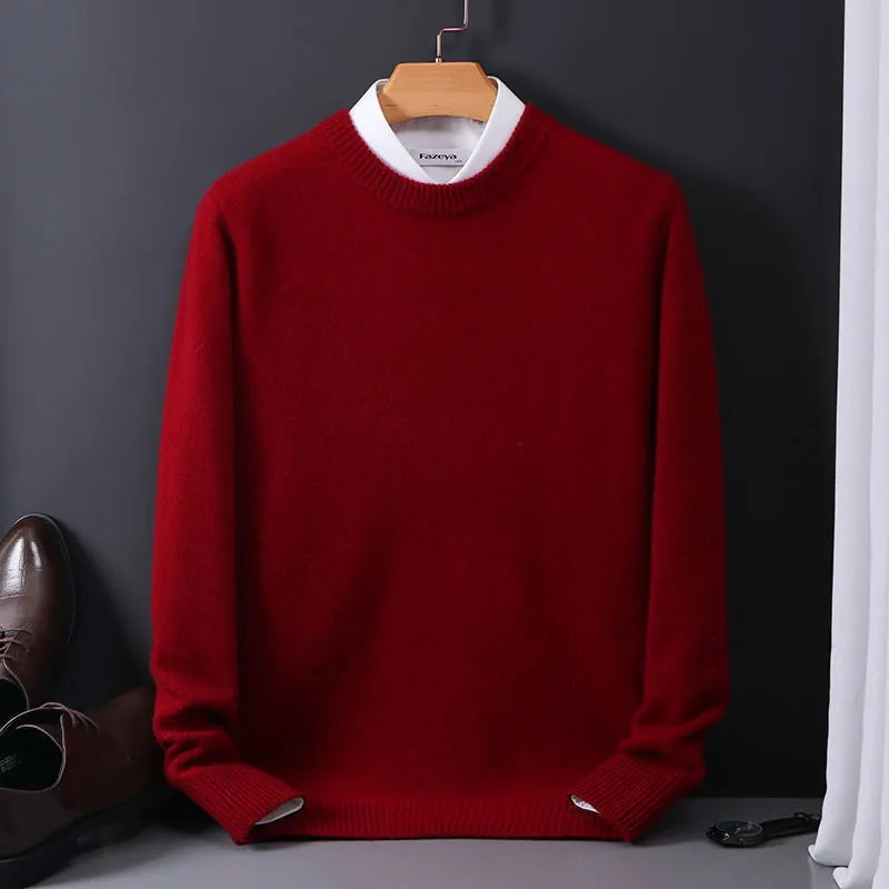 Jasper Men’s Cashmere Sweater – Premium Soft Knit Pullover with Classic Regular Fit