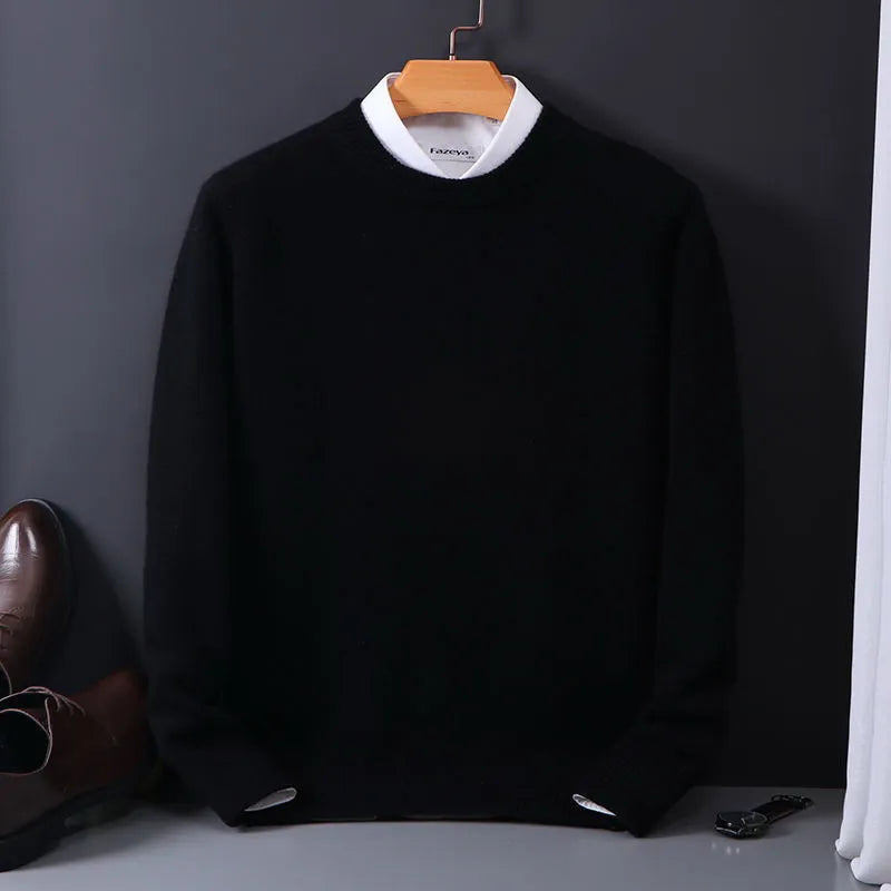 Jasper Men’s Cashmere Sweater – Premium Soft Knit Pullover with Classic Regular Fit