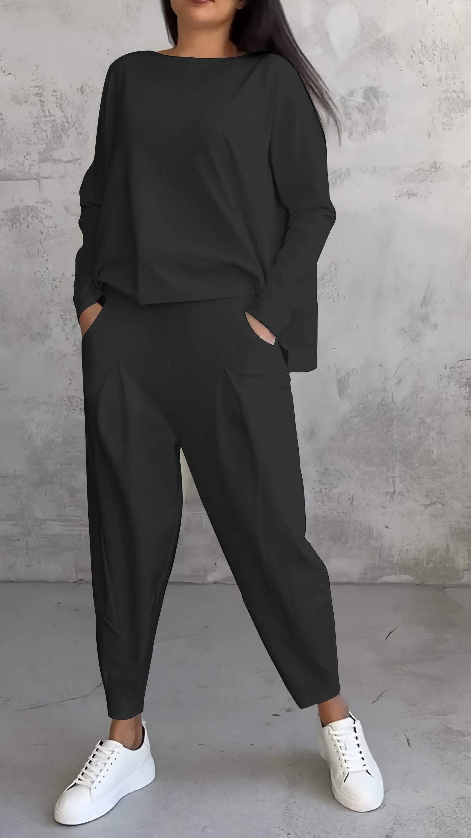 Emilie Women’s Elegant Co-Ord Set – Stretch Spandex Outfit with Flattering Fit