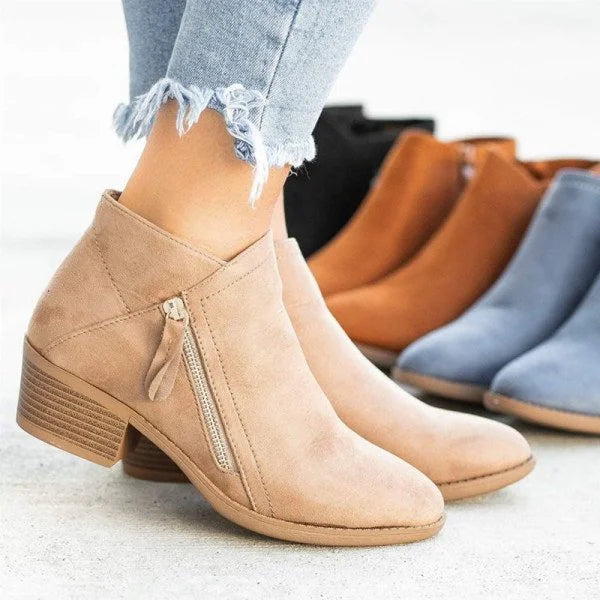 Kendall Women’s Boots – Leather Comfort Boots with Arch Support