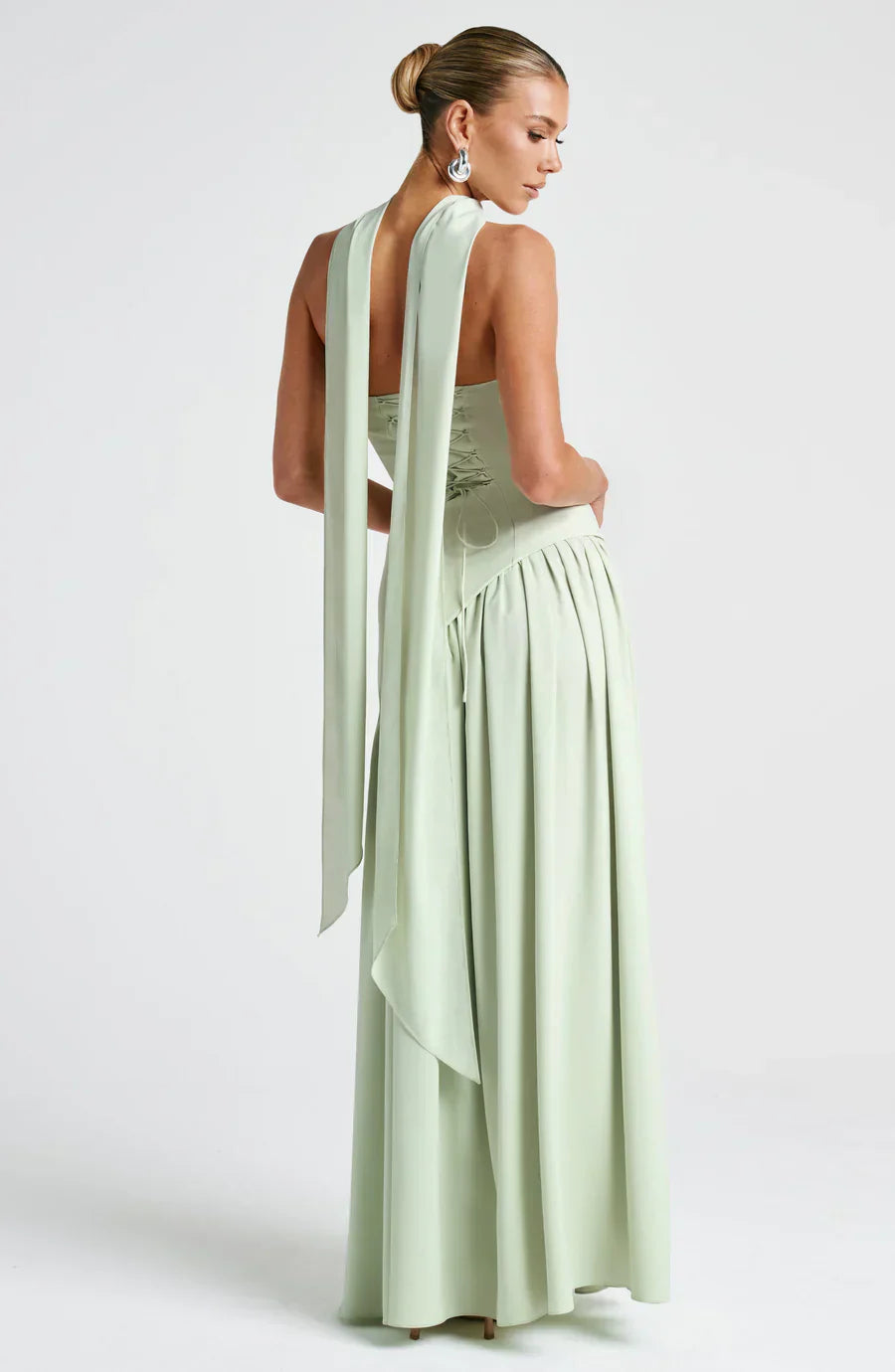 Victoria Women’s Evening Dress – Strapless Maxi Gown with High Split & Elegant Fit