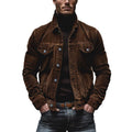 Bryn Men’s Corduroy Jacket – Retro Workwear Coat with Utility Pockets & Relaxed Fit
