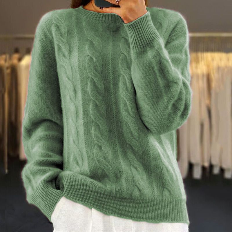 Naomi Women’s Wool Jumper – Premium Soft Knit Sweater for Elegant Everyday Comfort