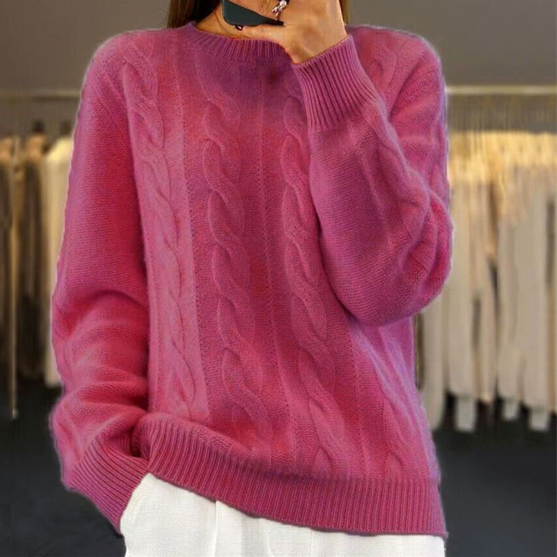 Naomi Women’s Wool Jumper – Premium Soft Knit Sweater for Elegant Everyday Comfort