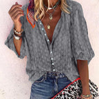 Billie Women’s Summer Blouse – Lightweight Breathable Top with Elegant Flowy Fit